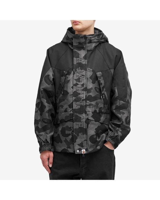 A Bathing Ape Black Snowboard Jacket for men