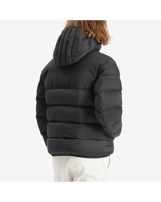 Moncler Black Recycled Longue Saison Opaque Veumont Jacket for men
