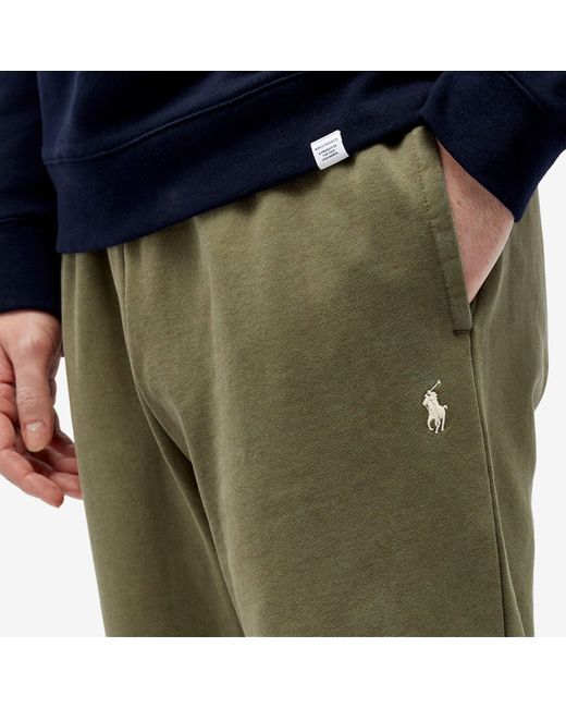 Polo Ralph Lauren Green Loopback Fleece Sweat Pant for men