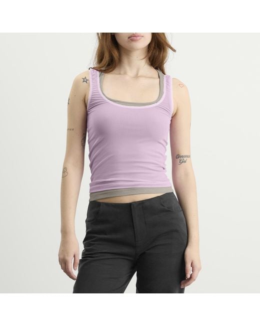 Fruity Booty Purple Double Layer Tank