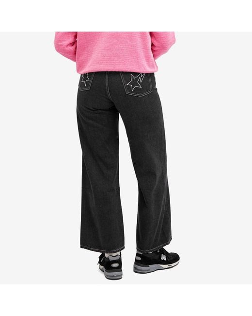 A Bathing Ape Black Ape Head Oversized Jeans