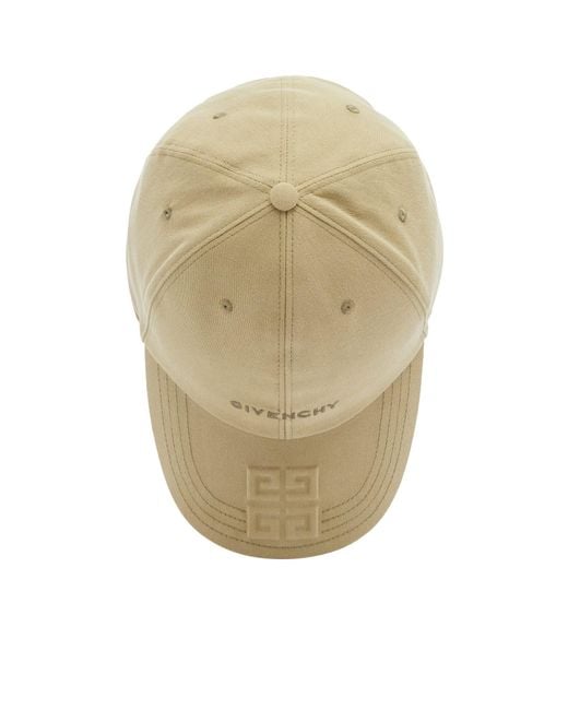 Givenchy Natural 4g Logo-embossed Stretch-cotton Baseball Cap for men