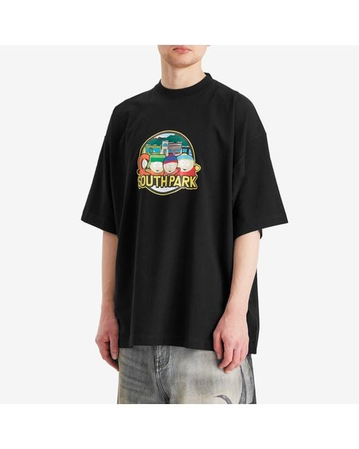 国内発送☆VETEMENTS☆SOUTHPARK OVERSIZED T-SHIRT/BL Vetements Southpark Oversized T-Shirt in Black for Men | Lyst