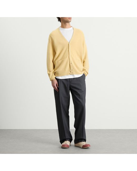 Visvim Yellow Selmer Cardigan for men