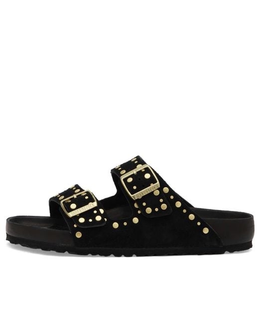Birkenstock Black Arizona Rivet