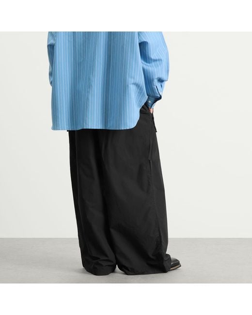 Acne Black Pubbero Technical Cotton Blend Cargo for men