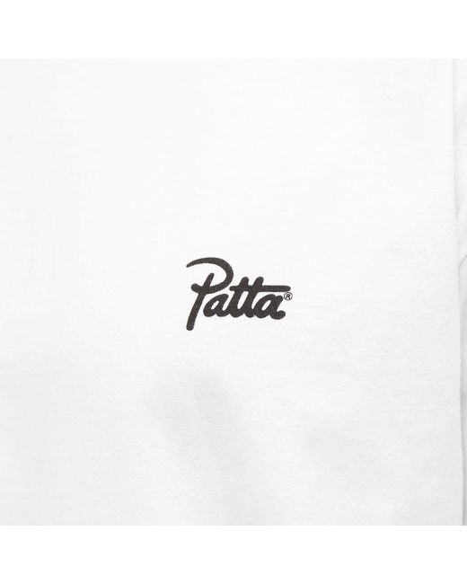 PATTA White Reflect And Manifest Washed T-Shirt for men