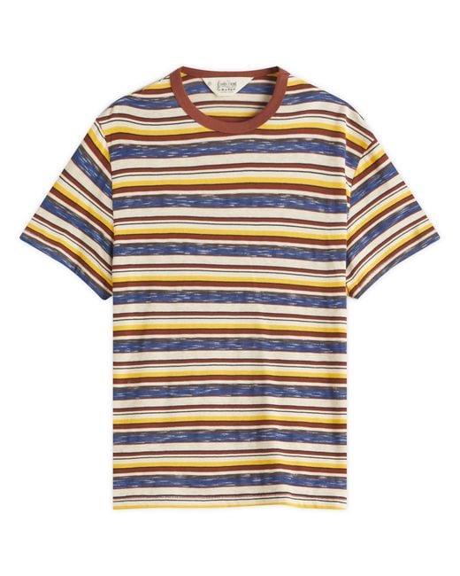 Brain Dead Blue Toni Stripe T-Shirt for men