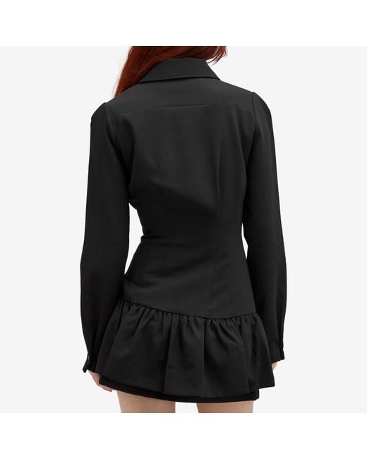 Peachy Den Romy Mini Dress in Black | Lyst