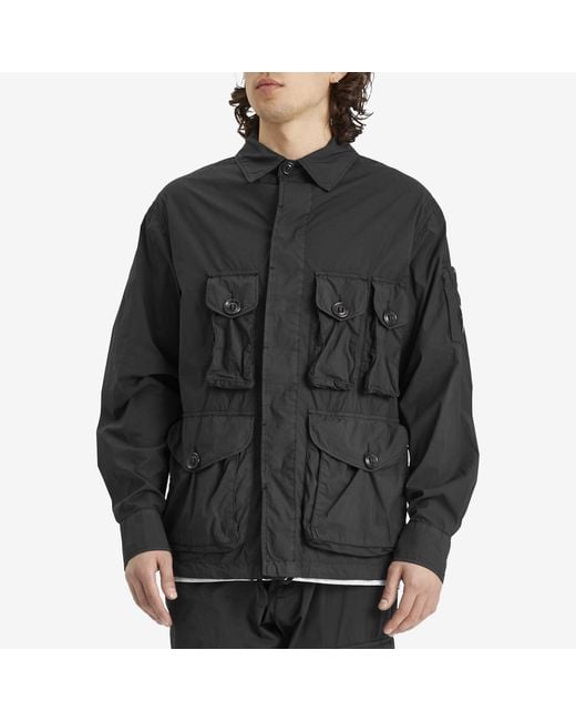 C.P. Company Multi Pocket Shirt Jacket in Black for Men