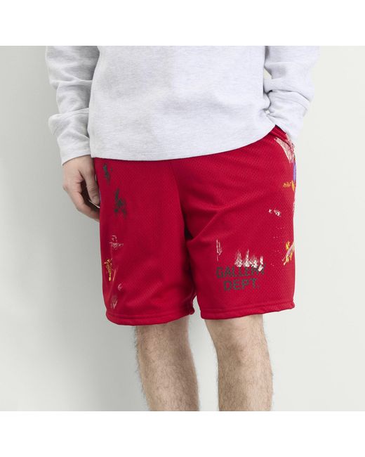 GALLERY DEPT. Red Studio Gym Short for men