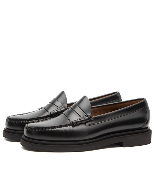 G.H.BASS Black Larson Step Loafer for men