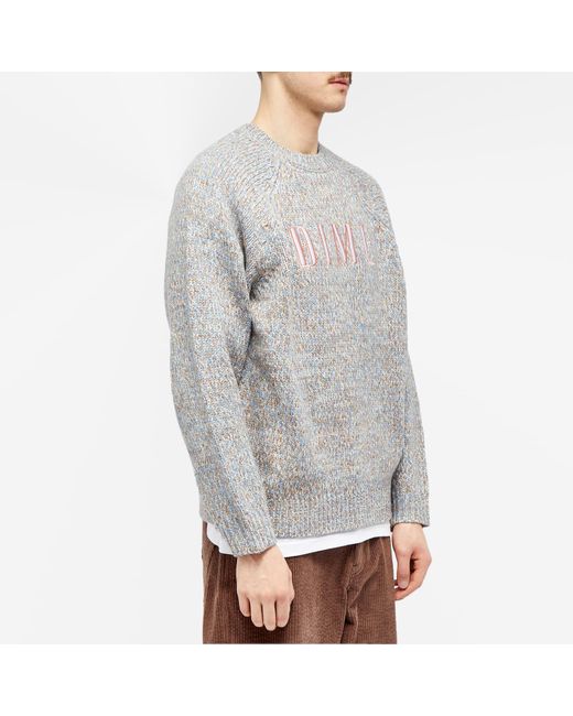 Dime Fantasy Crew Knit in Gray for Men | Lyst