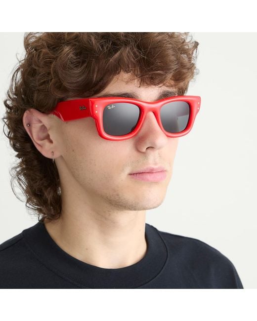 Ray-Ban Red X A$Ap Rocky Wayfarer Puffer Sunglasses