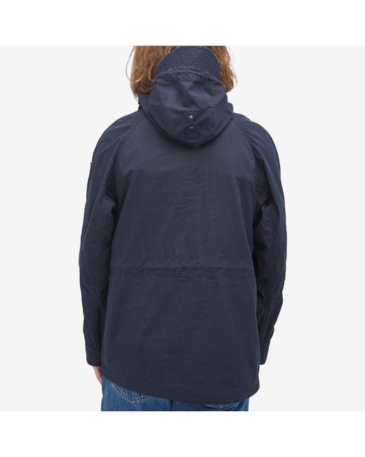 Belstaff Blue Military Deck Smock for men