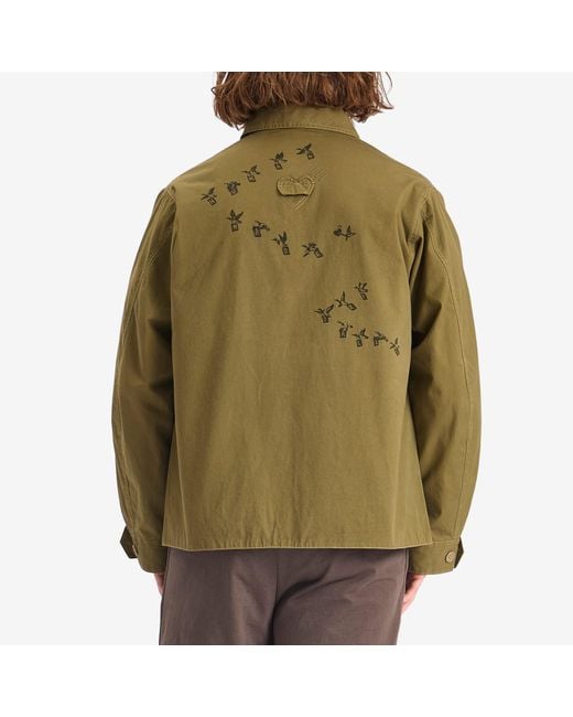 Human Made Green Hunting Jacket for men