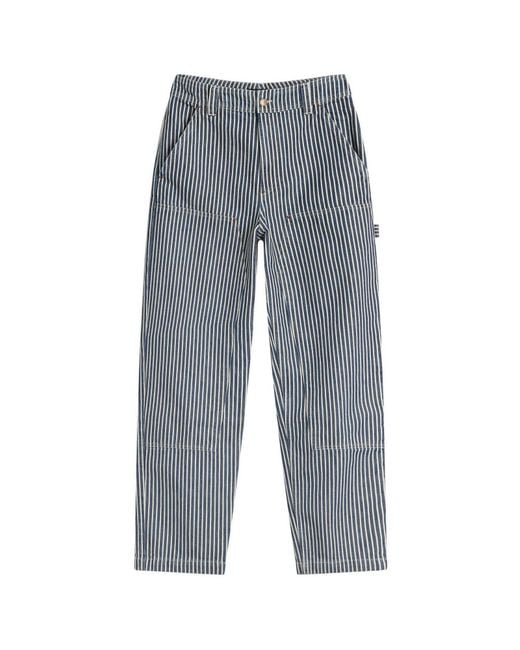 A.P.C. Gray Gustav Stripe Trousers