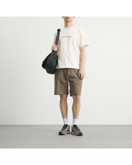 KA_YO_Prototype White Boxy Logo T-Shirt for men