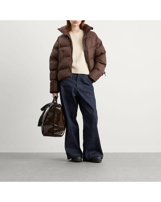 Kassl Brown X Tretorn Hybrid Shelter Short Padded Jacket