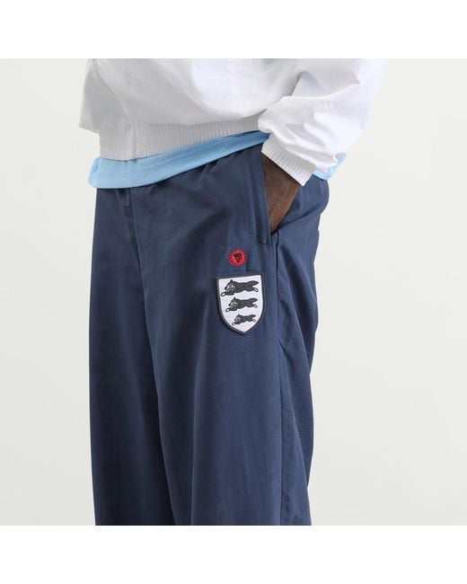 ICECREAM Blue Running Dog Patch Football Track Pants for men