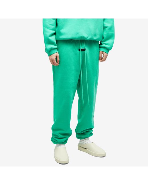 Fear Of God Green Spring Tab Detail Sweat Pants for men