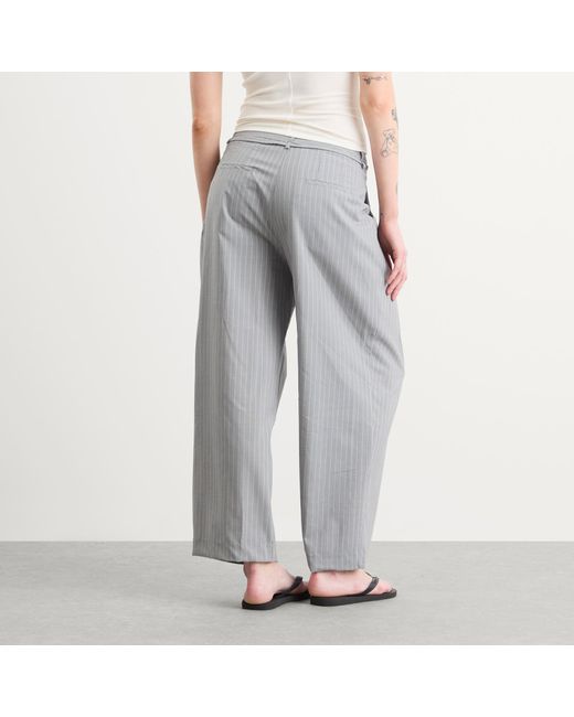 Deiji Studios Gray Tri Pleat Pants