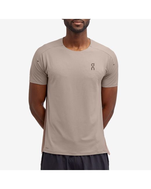 On Shoes Gray Performance T-Shirt for men