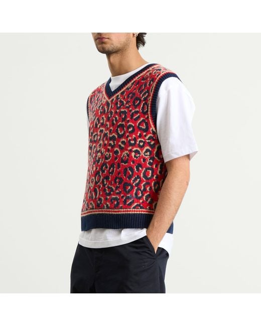 Adidas Red X Wales Bonner Knit Vest for men