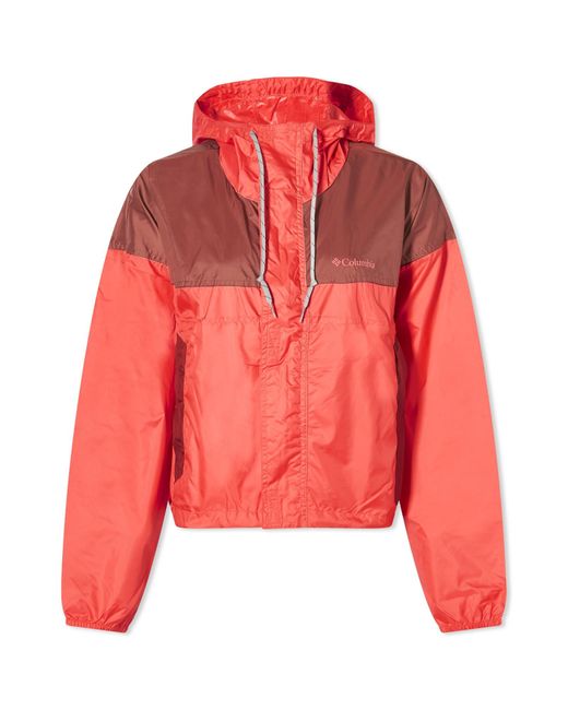 Columbia Red Flash Challenger Cropped Windbreaker