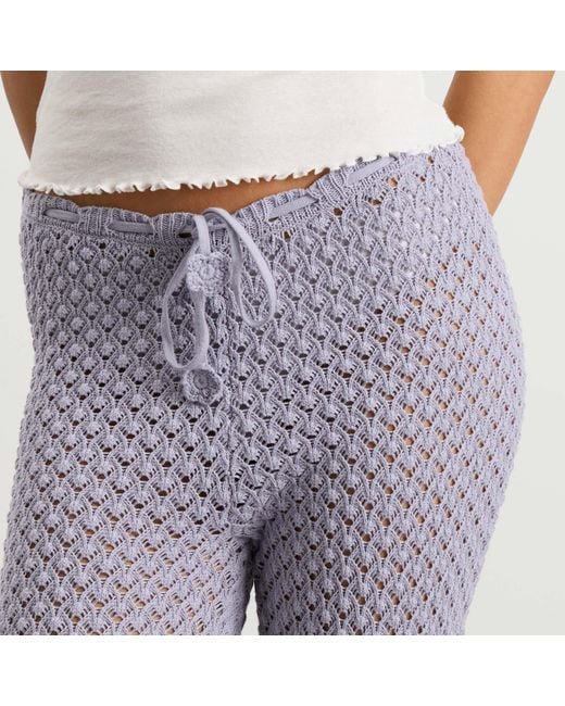 My Mum Made It Purple Daisy Chain Knit Pant