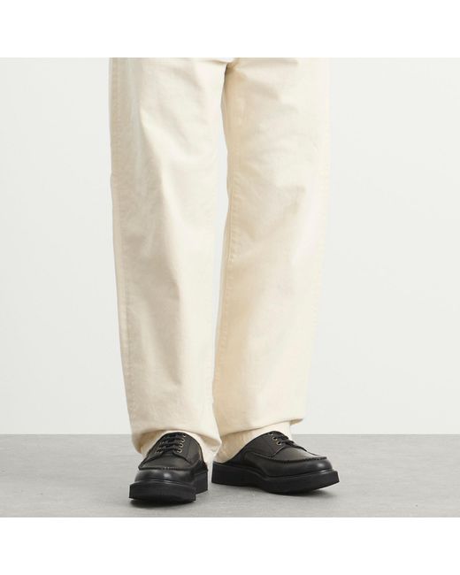 GRENSON Black Carlo Derby Shoe for men