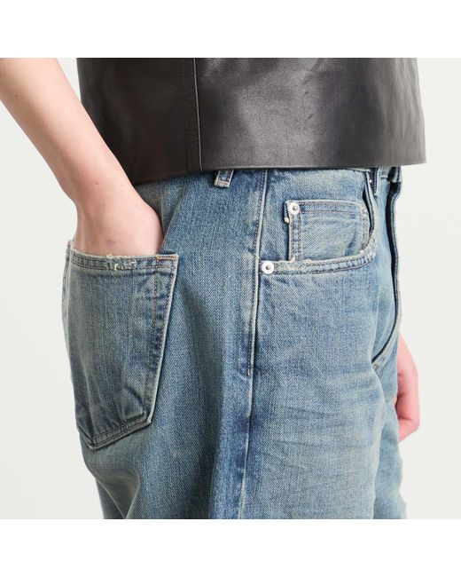 Rick Owens Blue Geth Jeans