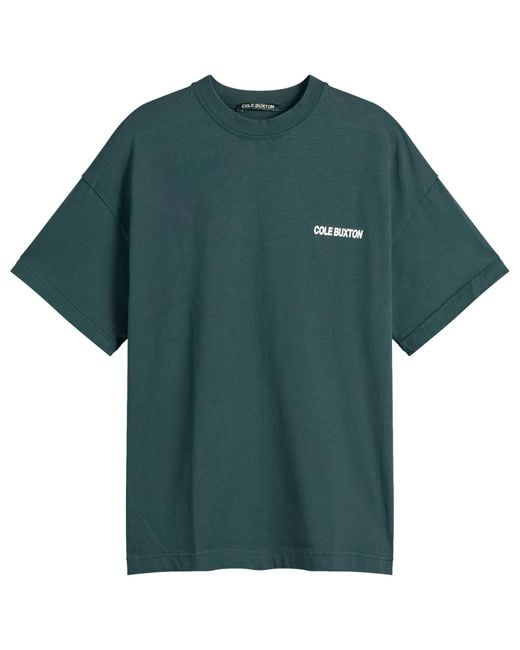 Cole Buxton Green Cb Sportswear T-Shirt for men