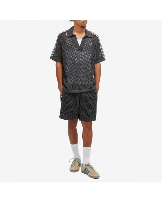 adidas Clot Crochet By Ec Shorts in Black | Lyst UK