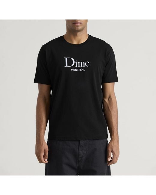 Dime Black Classic Mtl T-Shirt for men