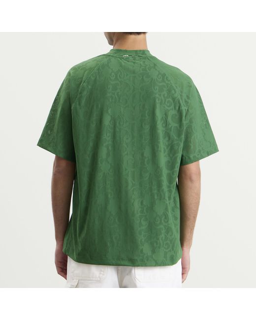 Adidas Green X Arte Engineered Lace Jersey T-Shirt for men