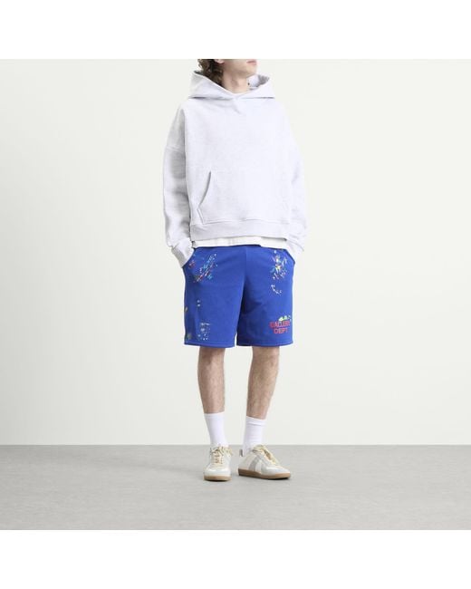GALLERY DEPT. Blue Studio Gym Short for men