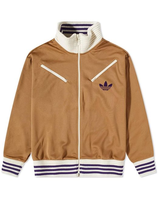 Adidas Brown Adicolor 70s New Montreal 22 Jacket for men