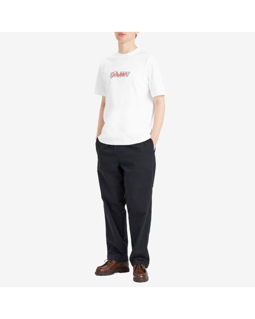Daily Paper White Overwritten T-Shirt for men