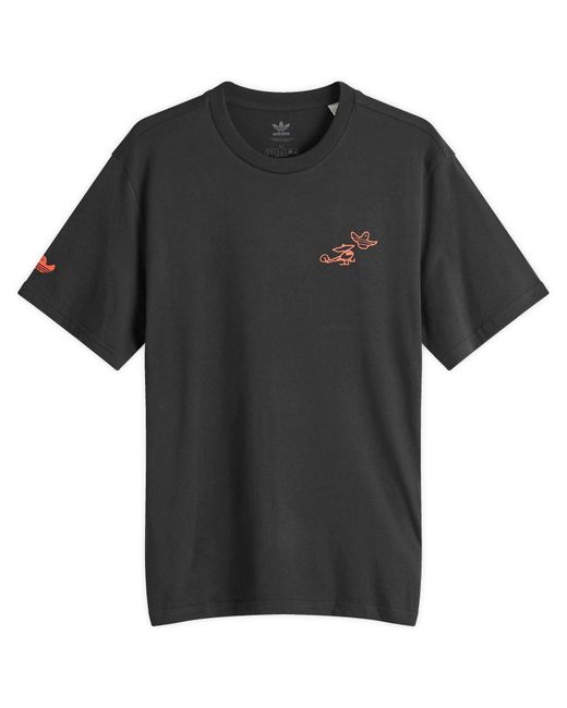 adidas Shmoo G T Shirt in Black for Men Lyst UK