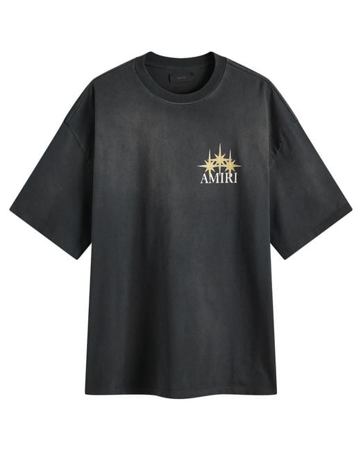 AMIRI ロゴ Starburst プリント コットン Tシャツ 人気 AMIRI Starburst t-shirt | Neutrals | FARFETCH