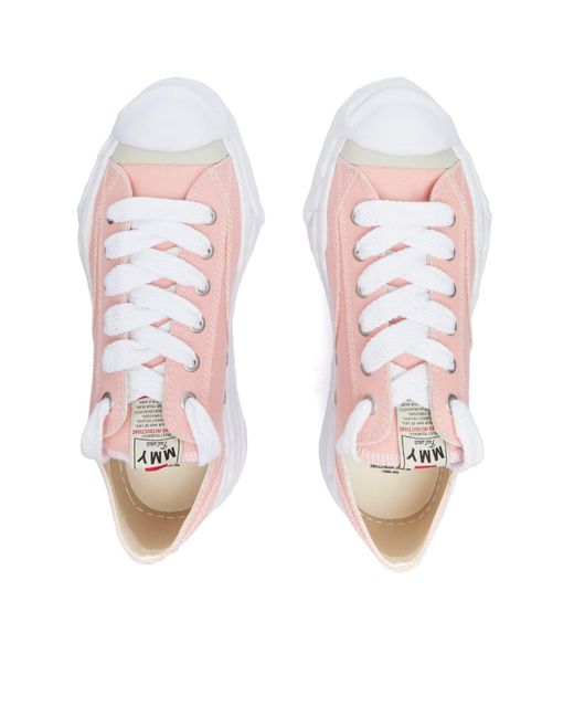 Maison Mihara Yasuhiro Pink Hank Low Sneakers for men