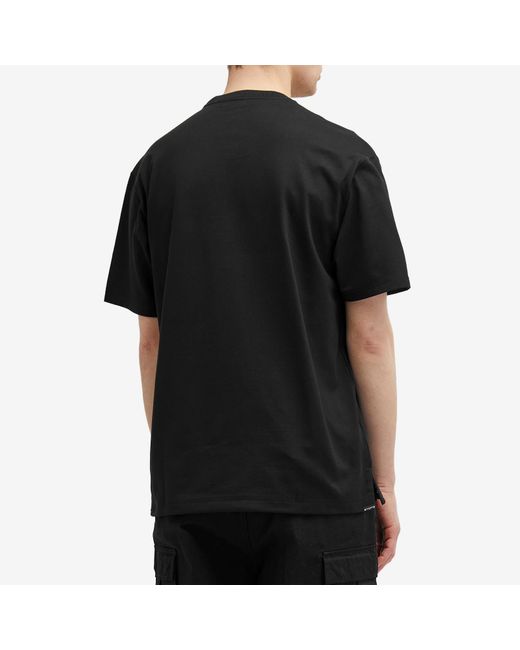 Mastermind Japan Black Zip Pocket T-Shirt for men