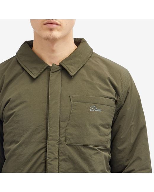 Dime Green Reversible Insulated Jacket for men