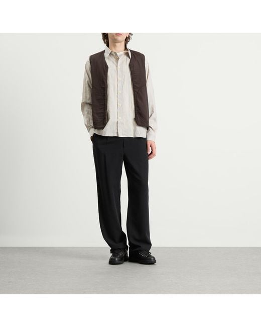 RANRA Brown Mill Viscose Cotton Vest for men