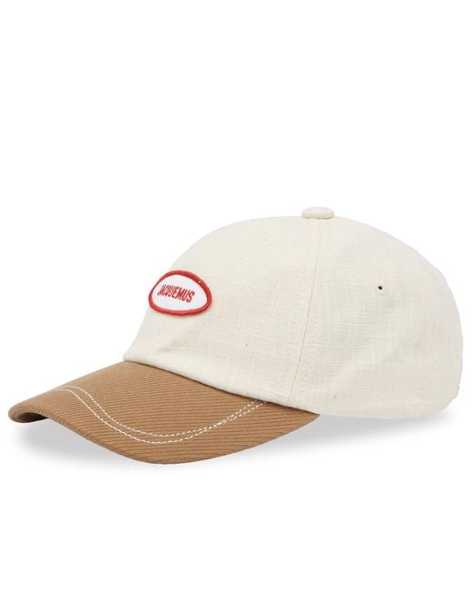 Jacquemus Natural La Casquette Gelato Cap for men
