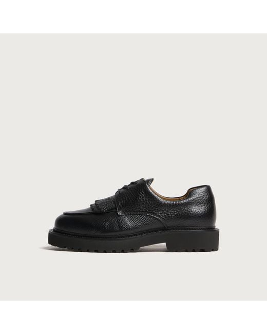 Jacques Soloviere Black Max Jumbo Grain Derbie for men
