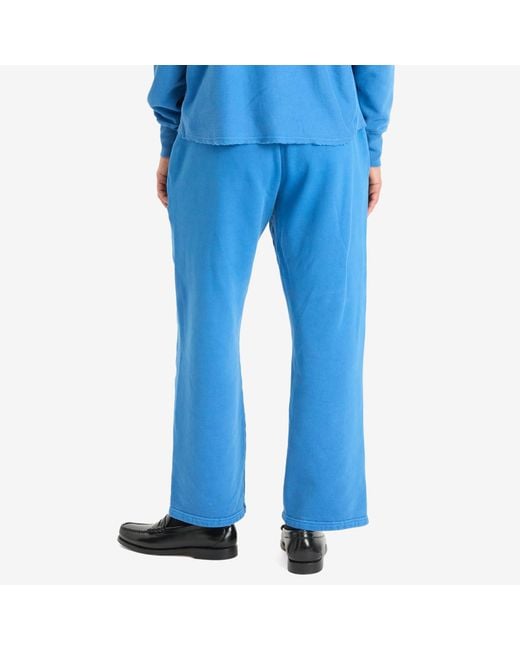 Les Tien Blue Heavyweight Classic Pant for men