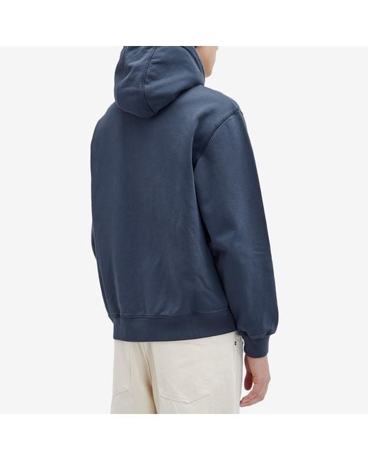by Parra Blue Oval Logo Hoodie for men