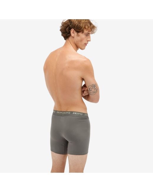 Skims Green Stretch Boxer Brief 3" for men